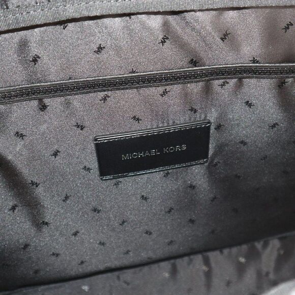 NWT Michael Kors Kent Sport Woven Double Zip Briefcase Navy $495+ - Picture 12 of 16